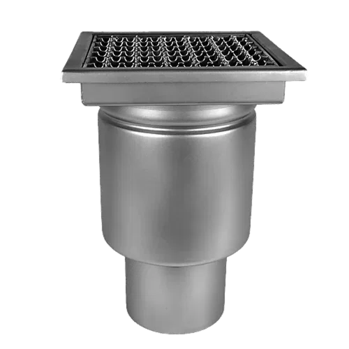 Drains with vertical exits