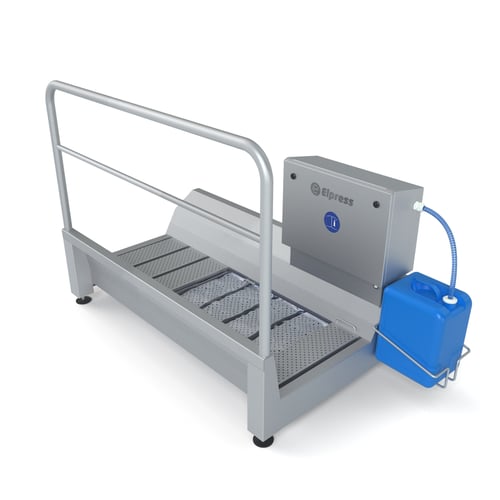 Sole disinfection