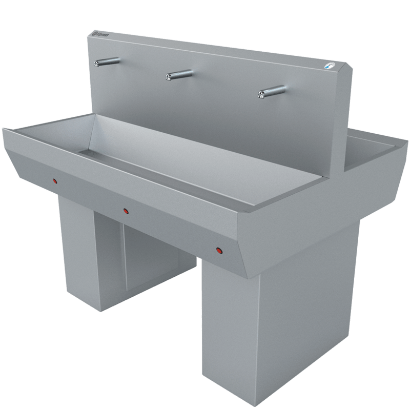Double wash basin