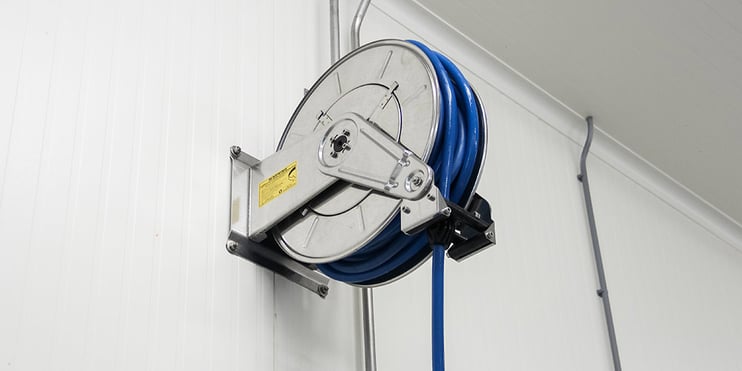 Improve productivity with a hose reel