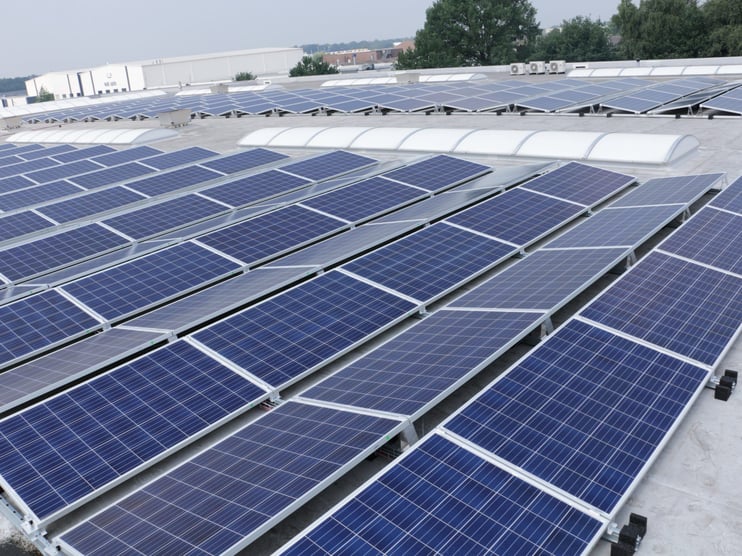 With solar panels Elpress chooses for complete sustainability