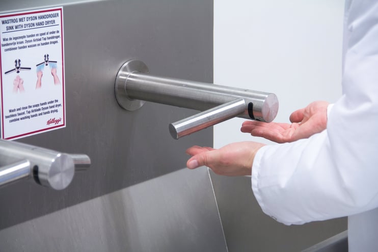 Guidelines for hand hygiene in the food industry