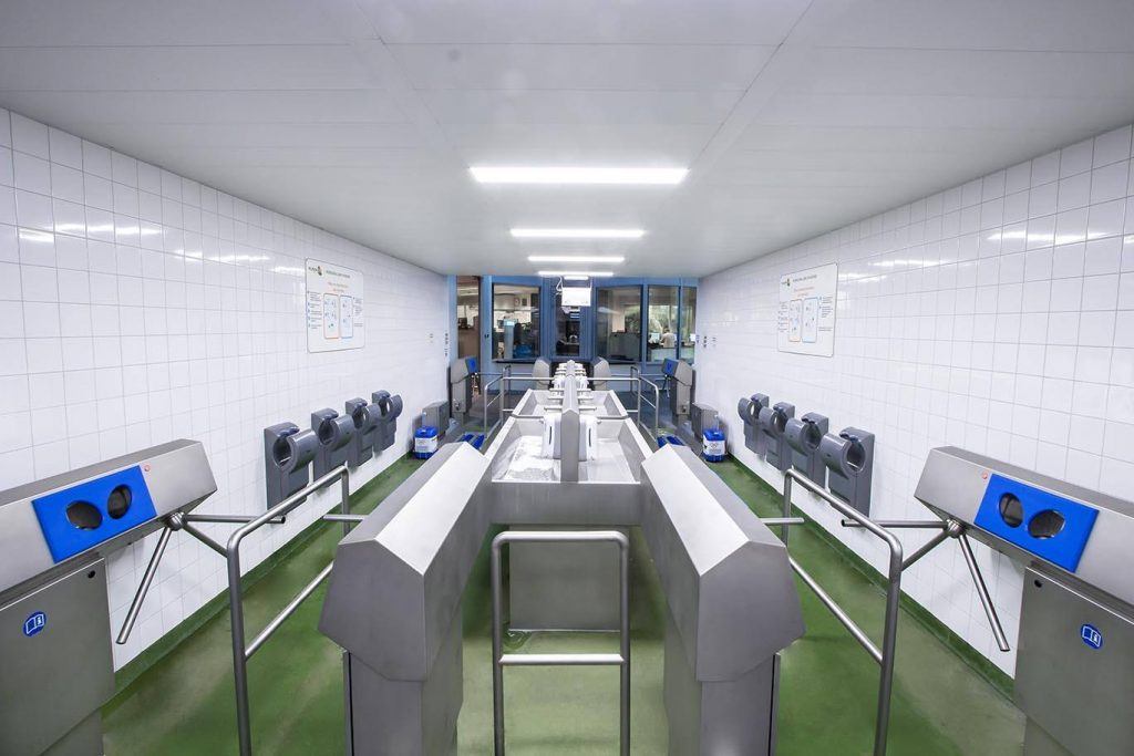 Hygienic entrance