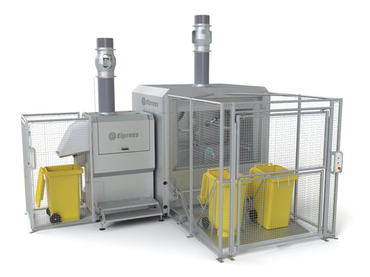 Wheelie bin/container washer