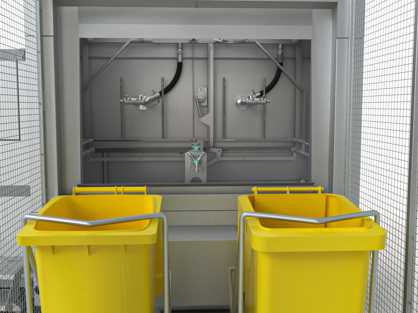 Washing machine container