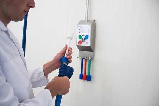 Abnahmestation zentrale Chemieversorgung