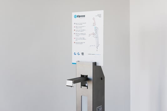 Elpress dispenser station