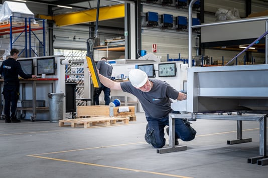 collega's werken bij team Elpress