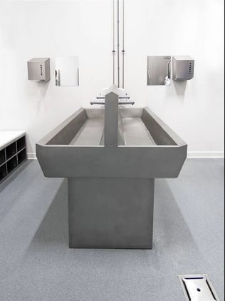 Elpress double wash basin