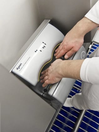 Nettoyage / Desinfection de semelles, laver, sechage et desinfection de mains