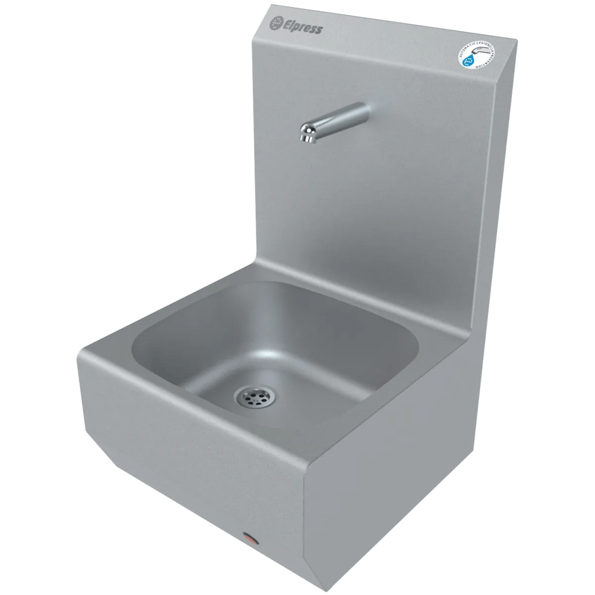 Stainless steel sensor-operated wash basins