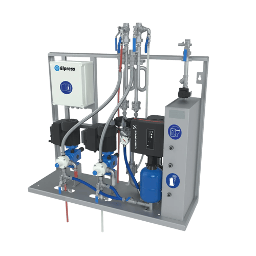 Foam and disinfection units