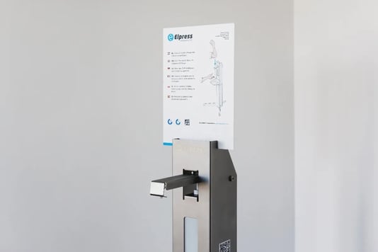 Elpress dispenser station