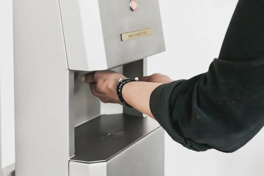 Elpress hand disinfection