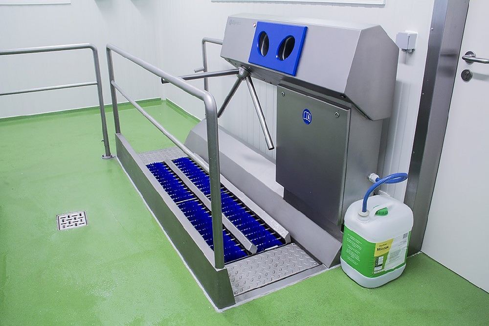 Sole cleaning and hand disinfection Elpress