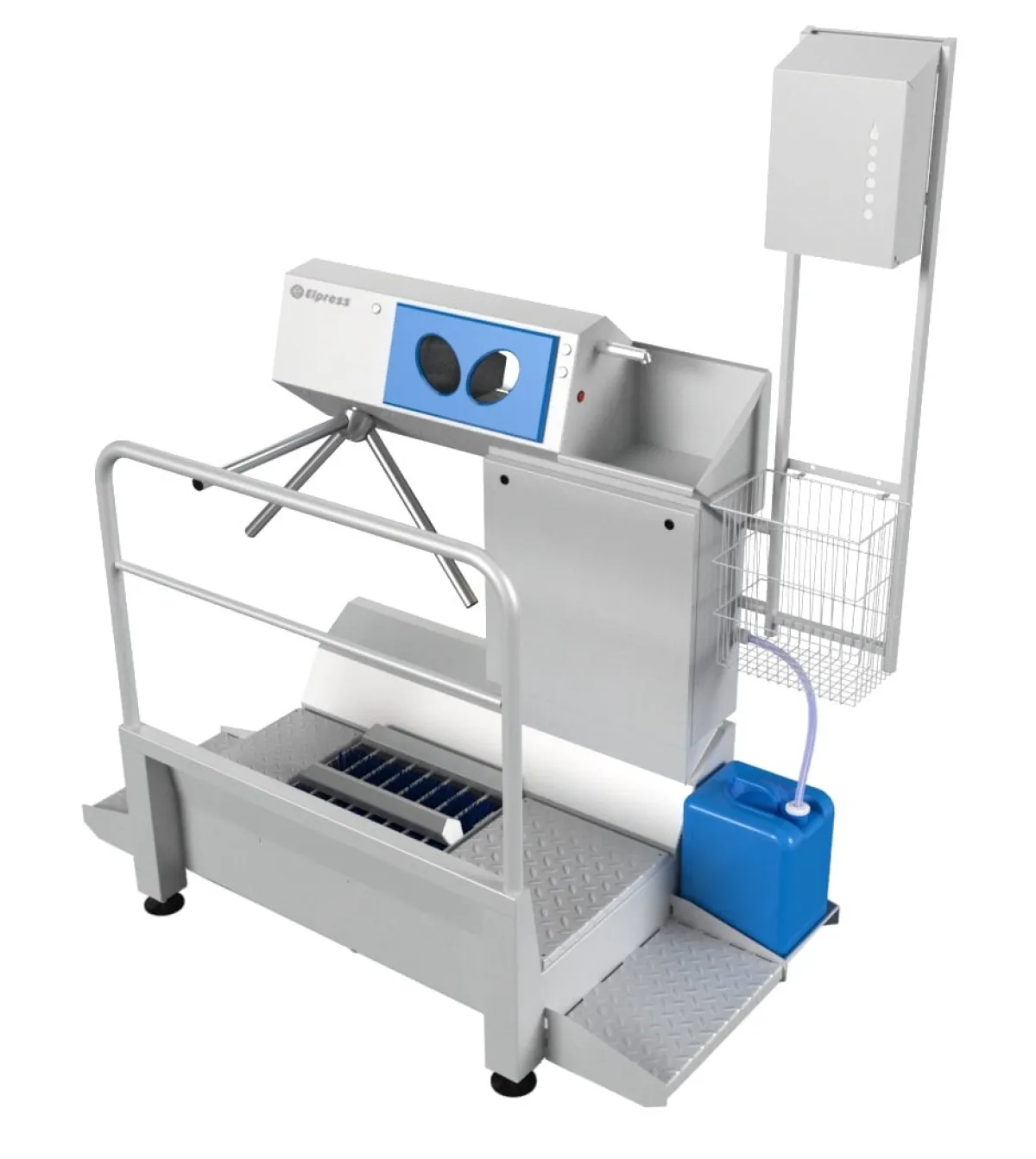 Nettoyage / désinfection de semelles, laver et désinfection de mains